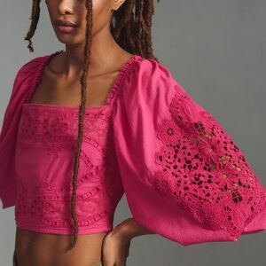 NWT Farm Rio Lace Blouse